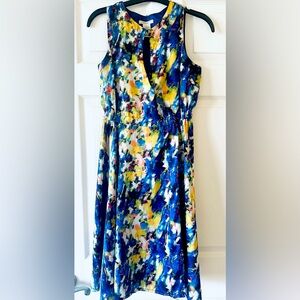 Esley Abstract colorful summer dress